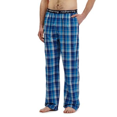 Red Herring Blue checked print pants